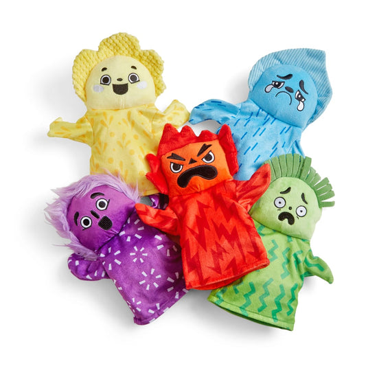 Feelings Hand Puppets, Set of 5 – Classroom Pack