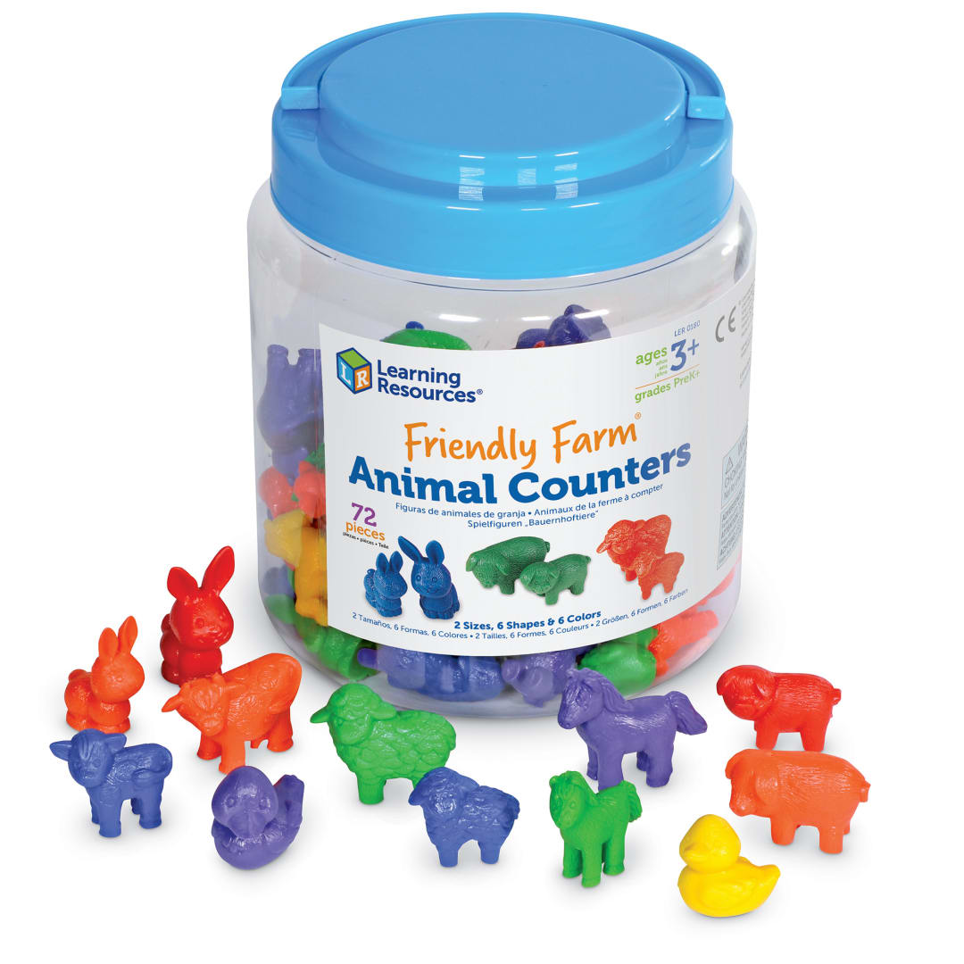 Themed Counters, Set of 72 – Classroom Pack
