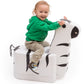 Zebra Foam Kids Seat by NOVUM