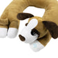 Vibrating Plush Puppy Neck Pillow