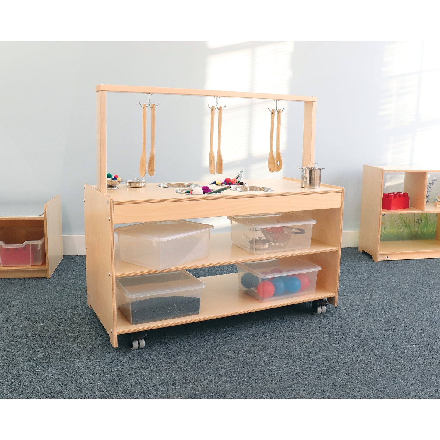 Mobile Sensory Play Kitchen