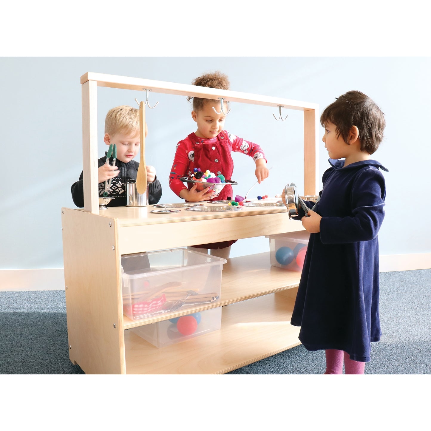 Mobile Sensory Play Kitchen