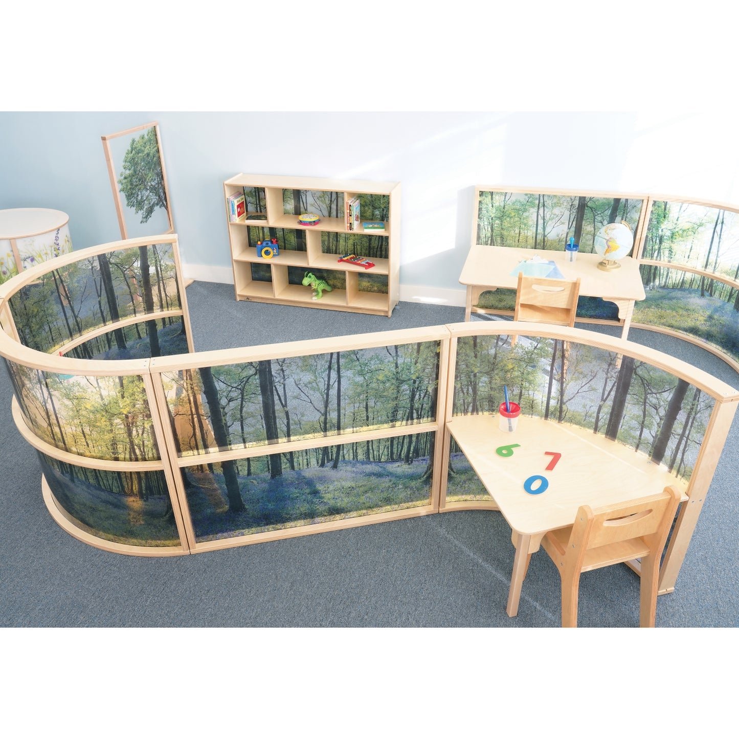 Nature View Curved Divider Panel 36H