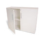 Whitney White Lockable Wall Cabinet