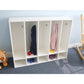 Whitney White Five Section Coat Locker