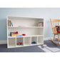 Whitney White Cubby and Shelf Cabinet
