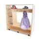 Mobile Dress-Up Center With Trays and Mirror