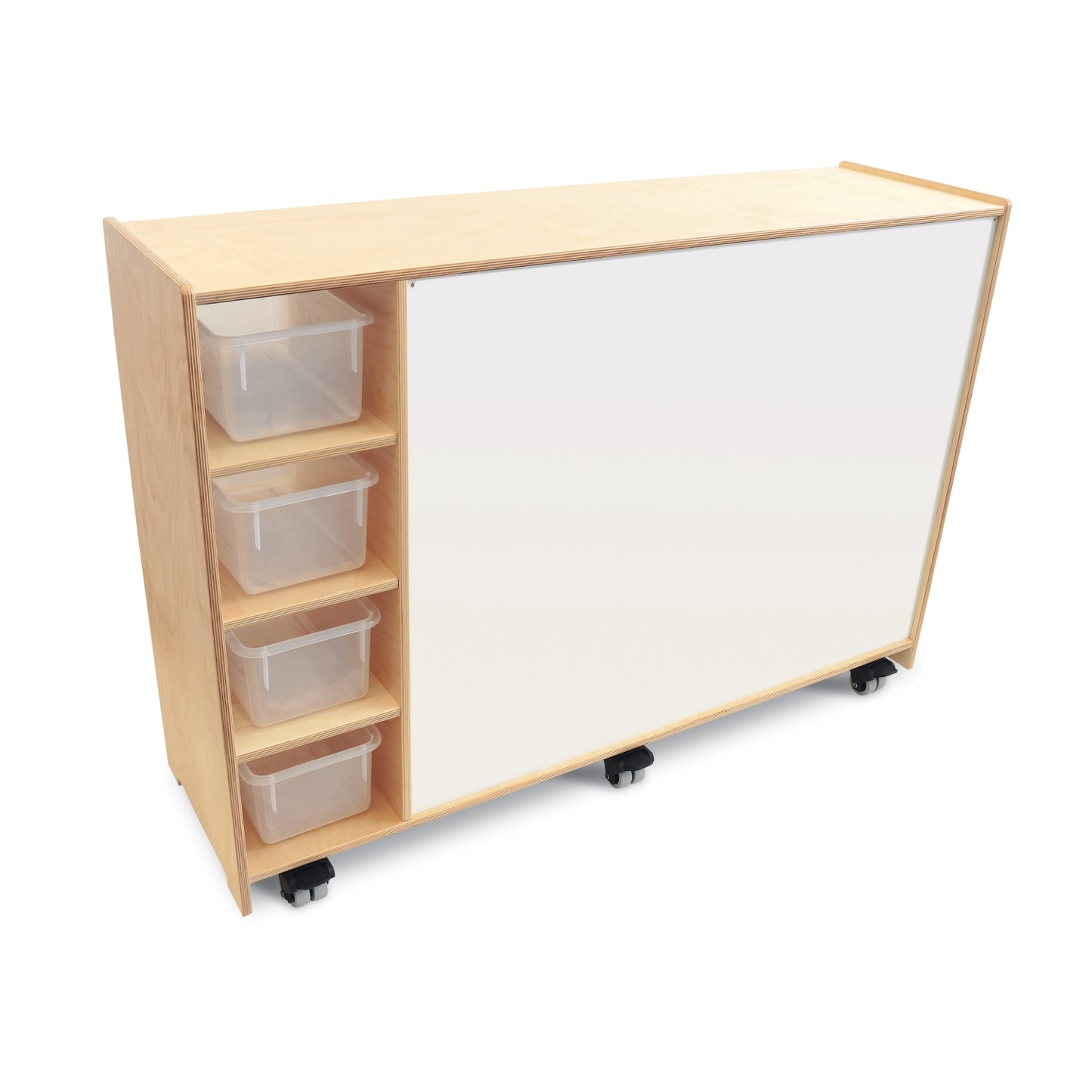 Magnetic Write and Wipe Mobile Cabinet