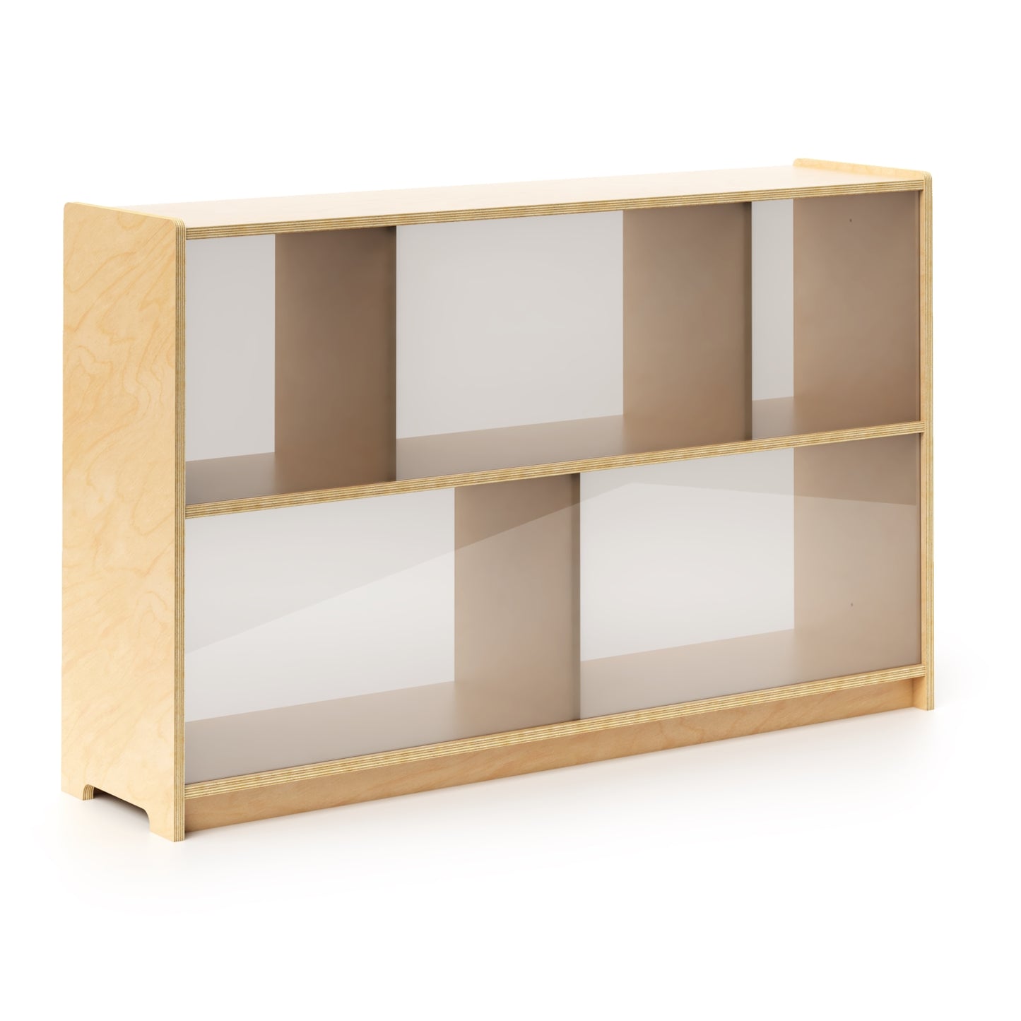 Acrylic Back Storage Cabinet 30H
