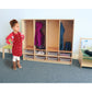 Preschool 8 Section Coat Locker With Trays