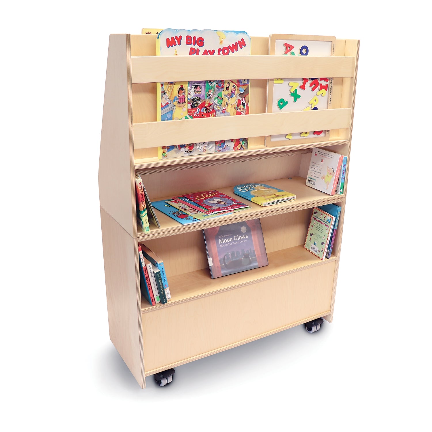 Deluxe Mobile Book Library – Seven Sensory Toys