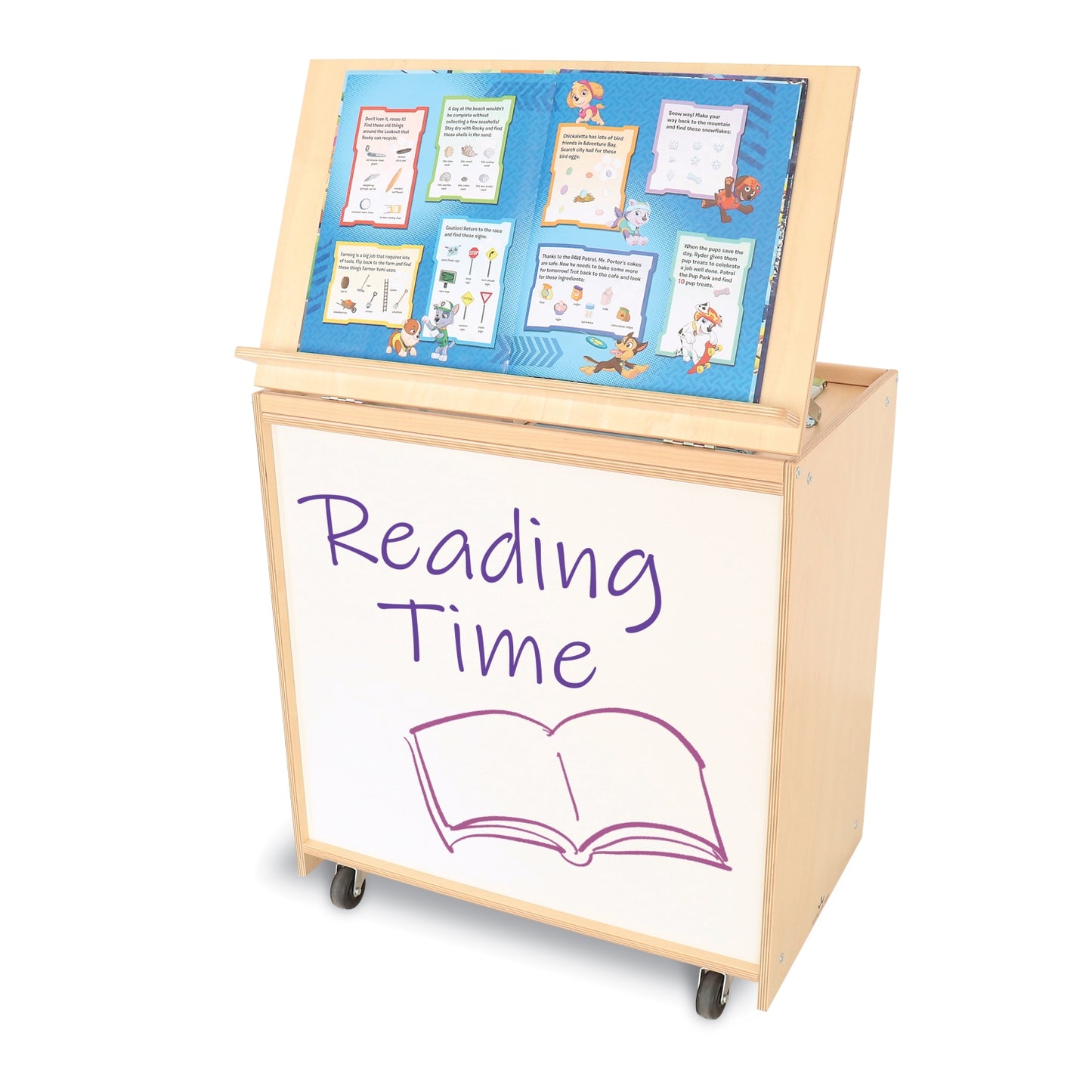 Big Book Display With Write & Wipe Back