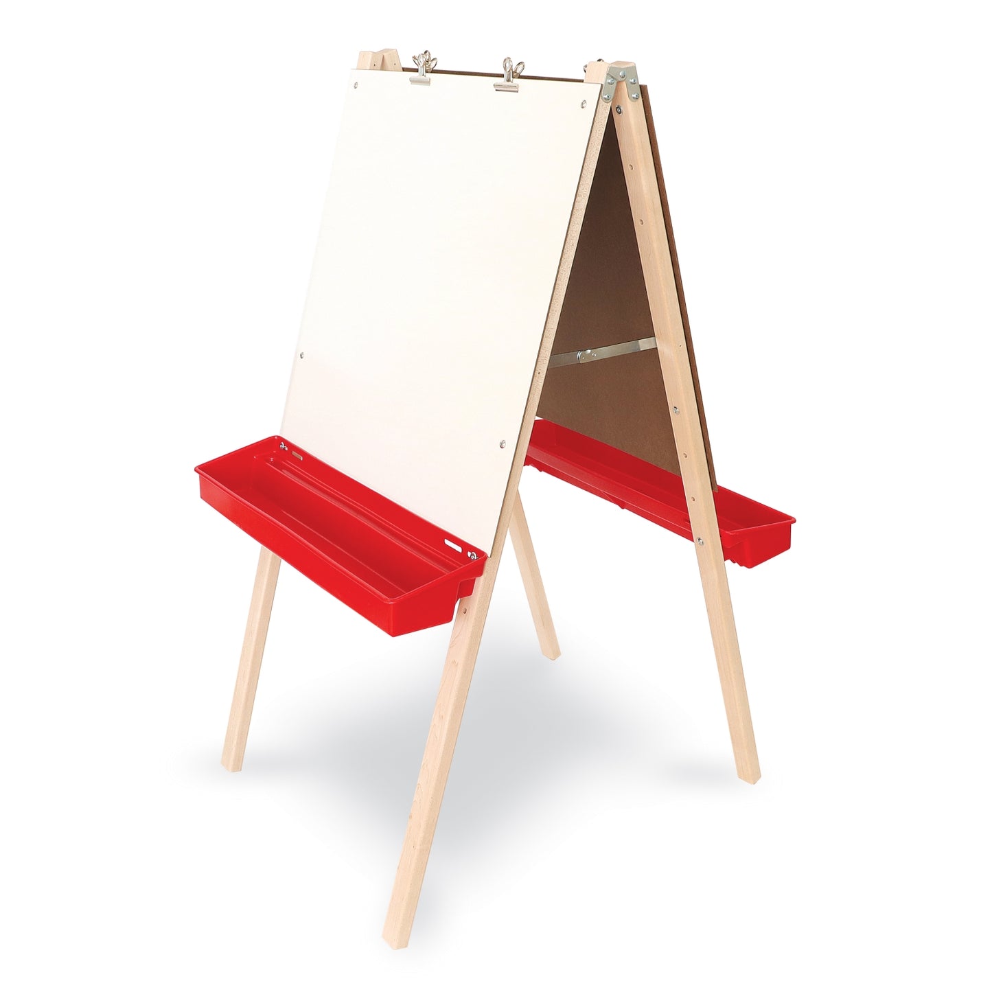 Adj. Double Easel With Dry Erase Panels