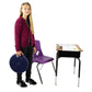 Wiggle Seat With Carry Handle Large Round Wedge Chair Cushion