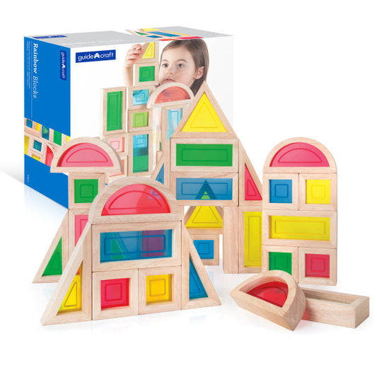 Rainbow Blocks 30 Piece Set
