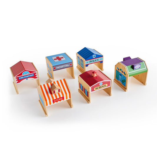 Community Buildings 6 Piece Set