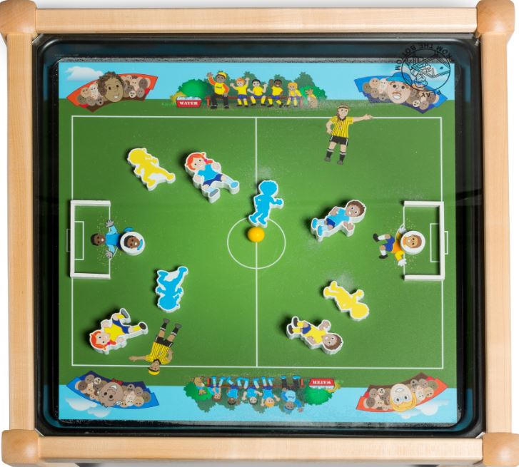 Soccer Square Magnetic Sand Activity Table