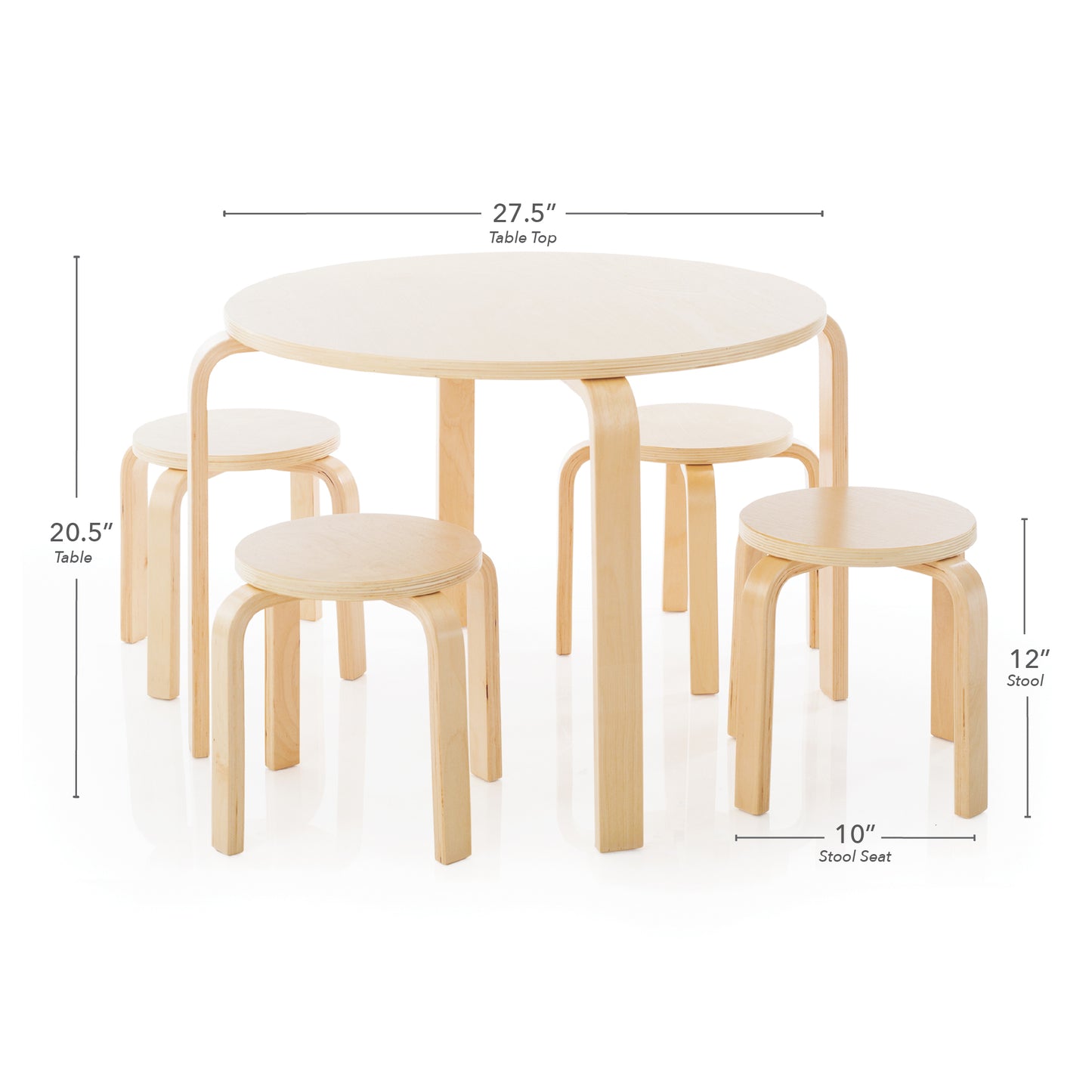 Nordic Toddler Table & Chair Set