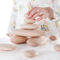 Wood Stackers River Stones