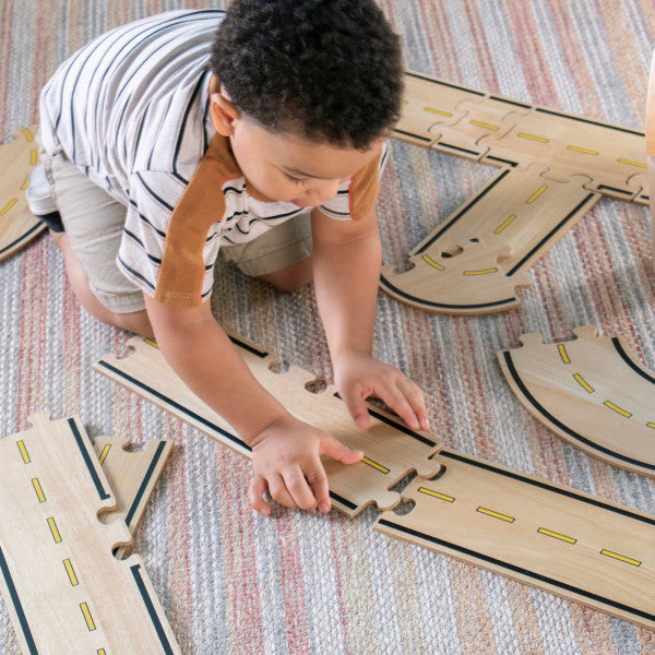 Double-Sided Roadway System 42 Piece Set