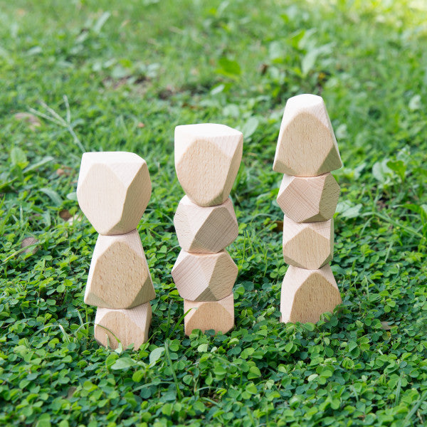 Wood Stackers Standing Stones