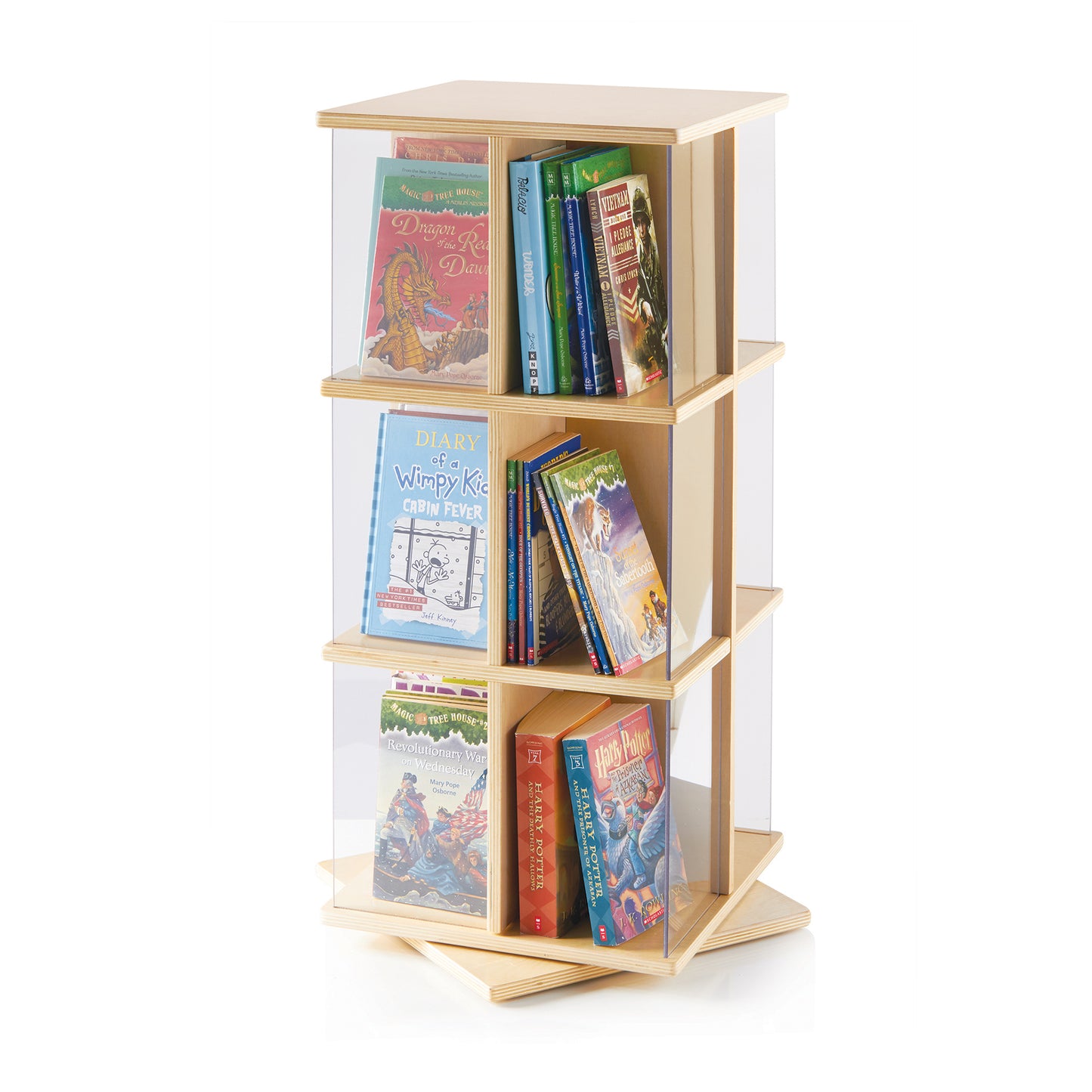 Rotating 3 Tier Book Display