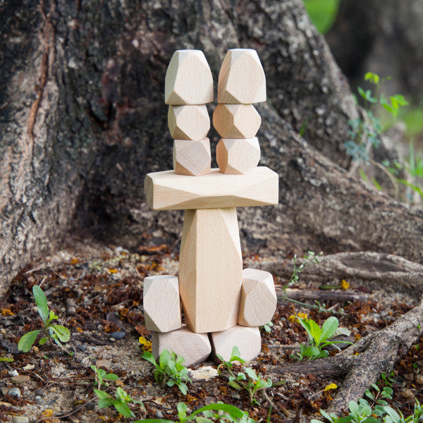 Wood Stackers Standing Stones