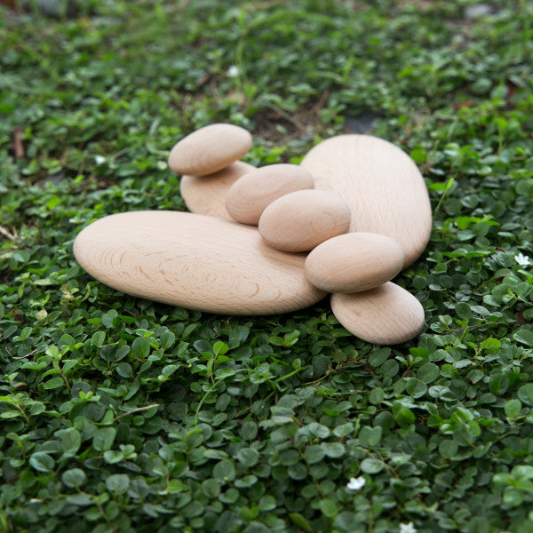 Wood Stackers River Stones