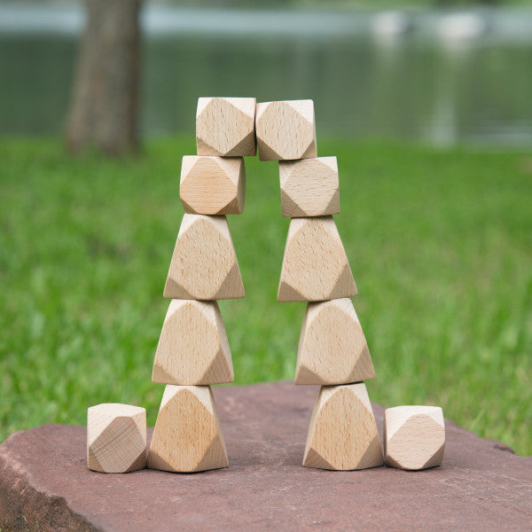 Wood Stackers Standing Stones