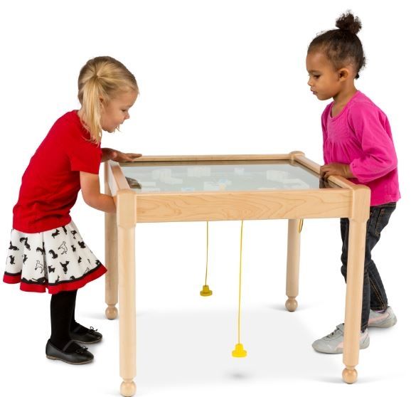 Colors & Shapes Square Magnetic Sand Activity Table