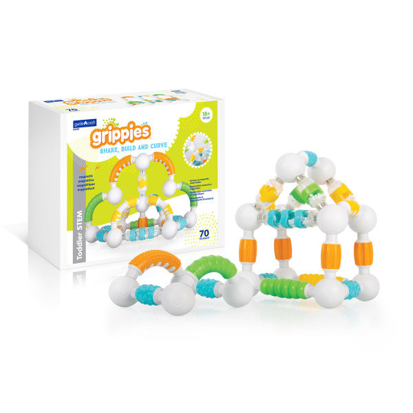 Grippies® Shake, Build And Curve 70 Piece Set